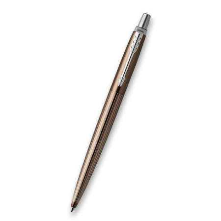 detail Parker Kuličková tužka Jotter Premium Carlisle Brown Pinstr CT/poslední kus skl