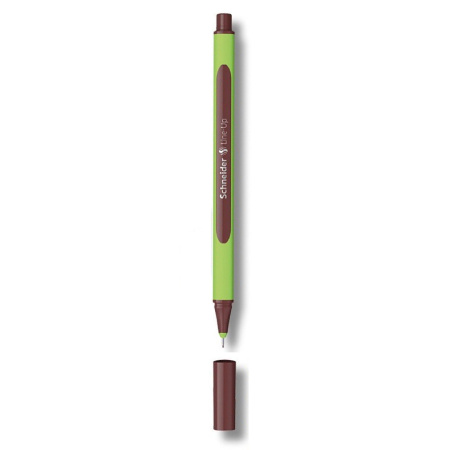 detail Liner 0,4mm Schneider Line-Up tmavě hnědý/E
