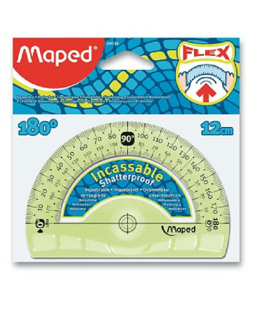 detail Úhloměr 12 cm MAPED Flex 180° zákl. BL