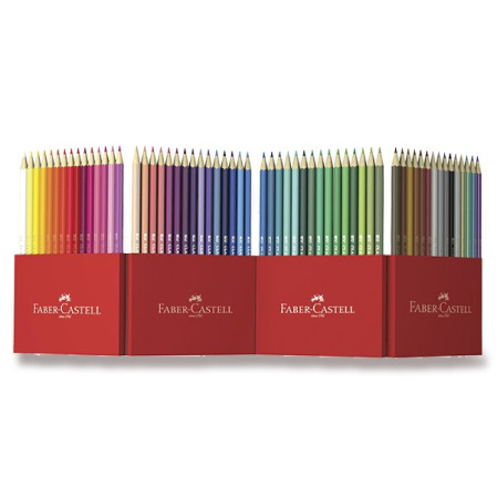 detail Pastelky šestihranné Faber-Castell 60ks + ořezávátko