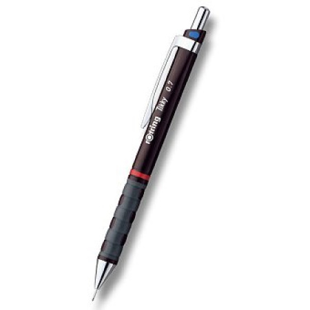 detail Mikrotužka 0,7 Rotring Tikky Burgundy/E
