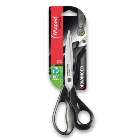 detail Nůžky 21cm MAPED advanced green