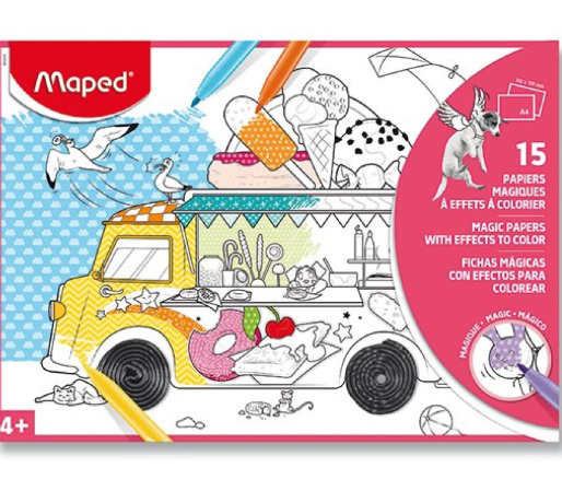 detail Kreativní sada Maped magické omalovánky A4 - mix/E