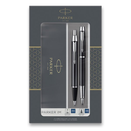 detail Parker sada plnící pero + kuličková tužka IM Black
