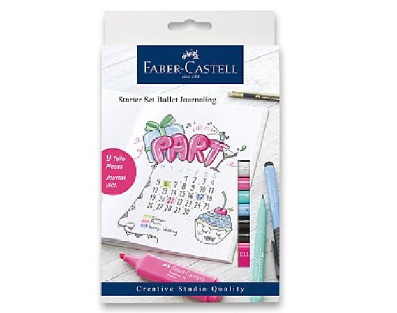 detail Popisovače set F-C Pitt Artist Pen Bullet Journal 9ks