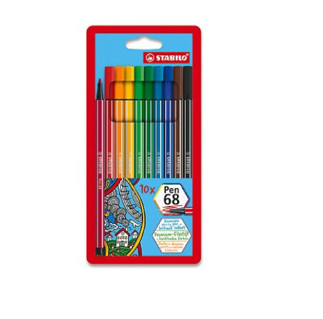 detail Fixy Stabilo Pen 68 - 10ks/E