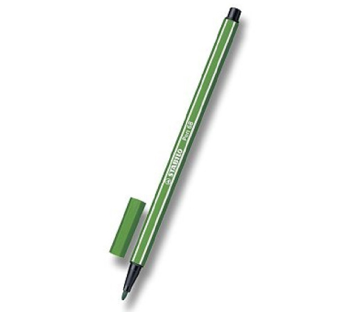 detail Fix Stabilo Pen 68 zelený