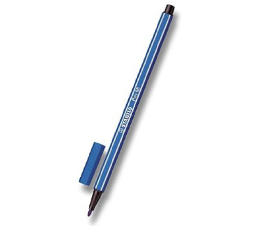 detail Fix Stabilo Pen 68 modrý