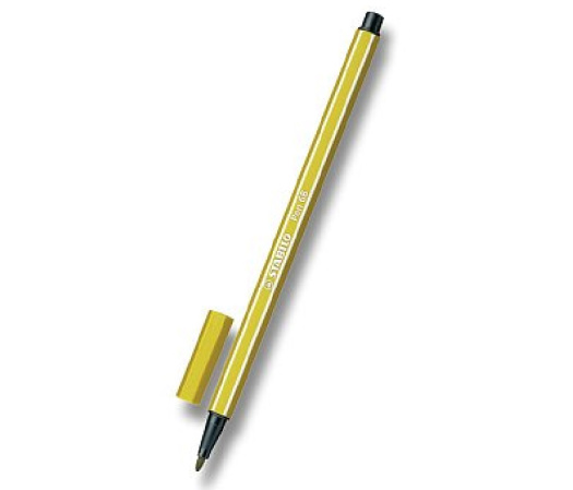 detail Fix Stabilo Pen 68 žlutý