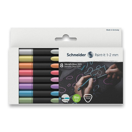 detail Liner 1-2mm Schneider Paint-It metallic 8ks/E