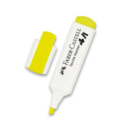 detail Popisovač na textil F-C 4 kusy neon