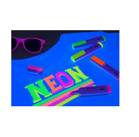 detail Popisovač na textil F-C 4 kusy neon