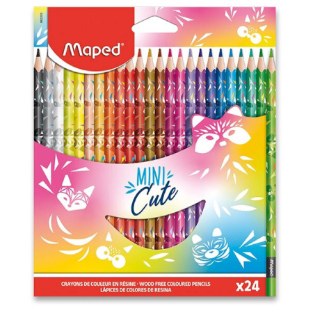 detail Pastelky trojhranné Maped Mini Cute 24ks