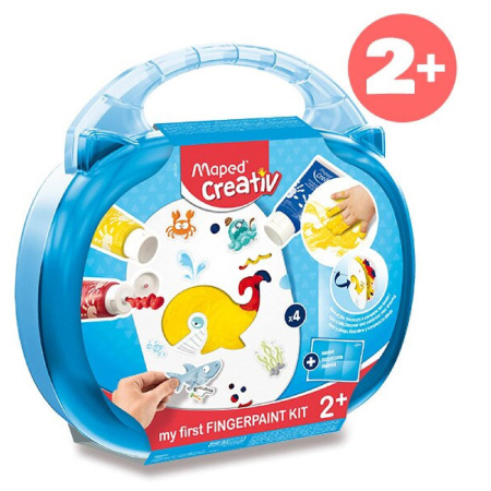 detail Kreativní sada Maped Prstové barvy