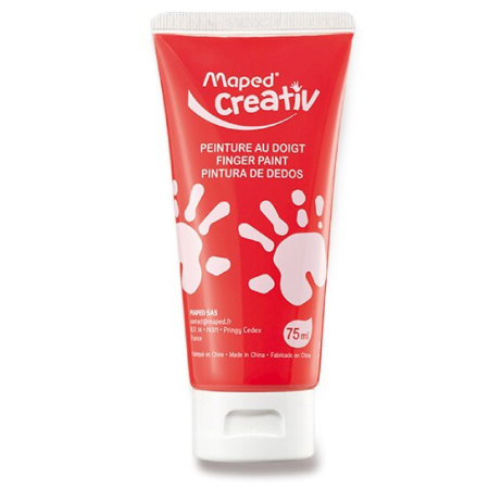 detail Kreativní sada Maped Prstové barvy