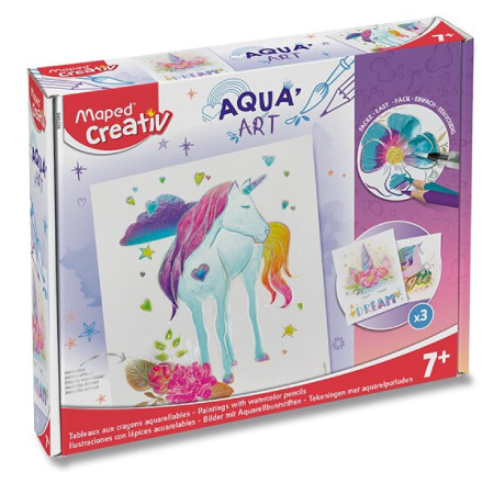 detail Kreativní sada Maped Aqua Art Unicorns