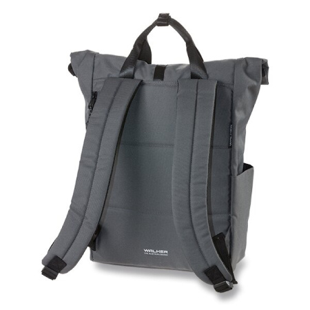 detail Batoh Walker Roll Top Asphalt Grey