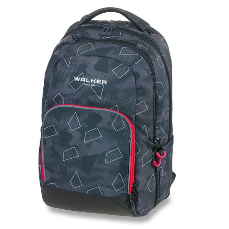 detail Batoh školní Walker College 2.0 grey polygon