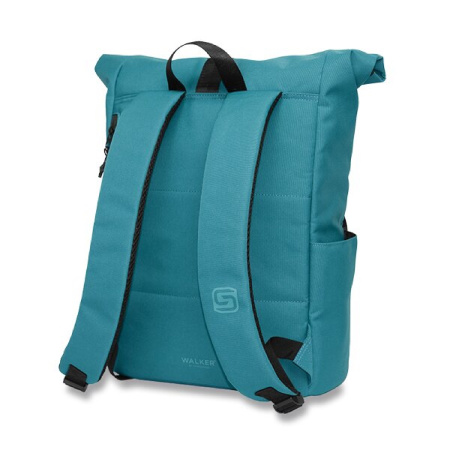 detail Batoh Walker Roll Top Emerald