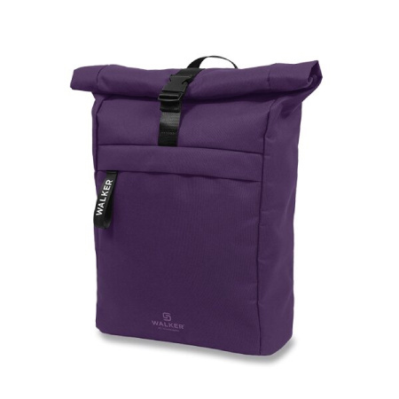 detail Batoh Walker Roll Top Purple velvet/E