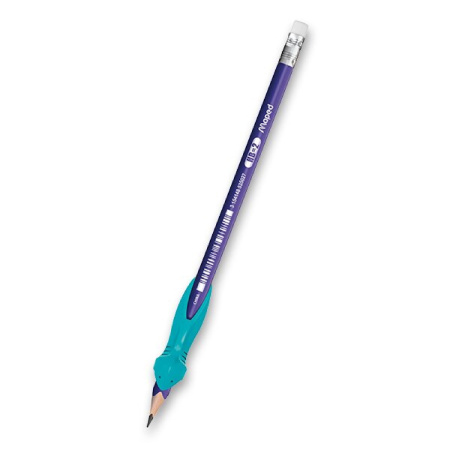 detail Tužka HB č.2 grafitová Maped Kidy-Finger Guide s vodítkem prstů