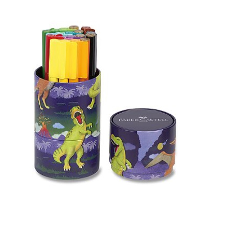 detail Fixy Faber-Castell Connector Dinosaurus Tuba 20ks