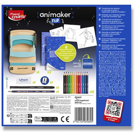 detail Kreativní sada Maped Animaker Flip - Action