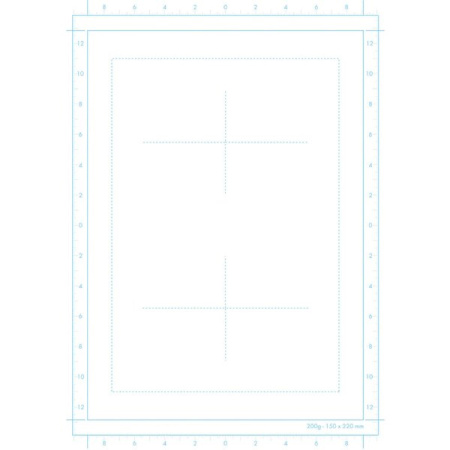 detail Blok A4 CF Manga BD/Comic squares 200g 40 listů
