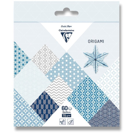 detail Origami - sada papírů 60listů 15x15 Winter