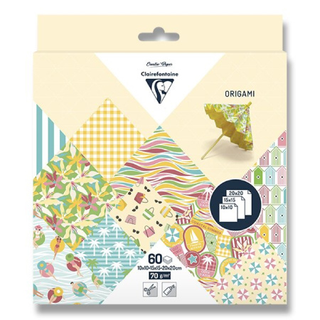 detail Origami - sada papírů 60listů mix velikostí Riviera