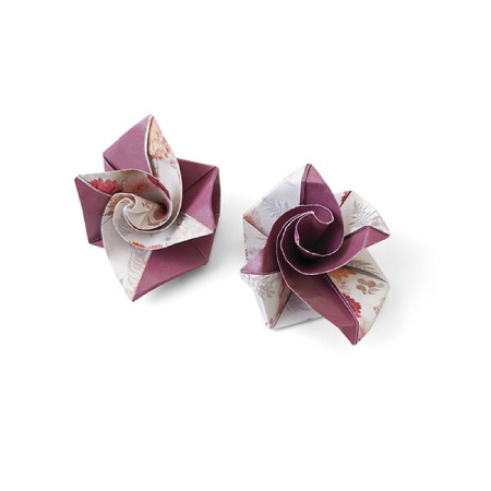 detail Origami - sada papírů 60listů mix velikostí Dried Flowers/E