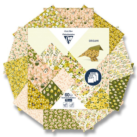 detail Origami - sada papírů 60listů mix velikostí Spring