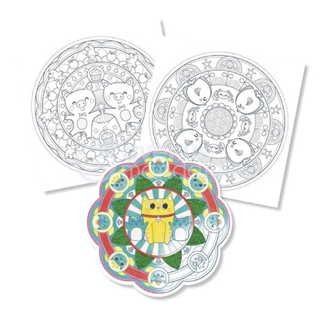 detail Omalovánky - Graffy pop mandala Zvířátka