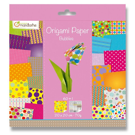 detail Origami - sada papírů 60listů 20x20 70g Kolečka
