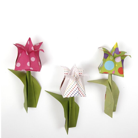 detail Origami - sada papírů 60listů 20x20 70g Kolečka