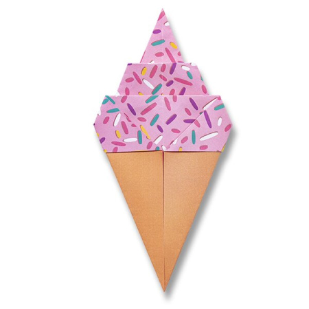detail Origami - sada papírů 60listů 20x20 70g Sladkosti