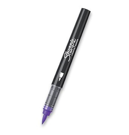 detail Popisovač akrylový SHARPIE sada brush 5 ks