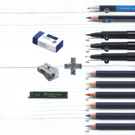 detail Popisovače Faber Castell Comic Illustration set 15 ks