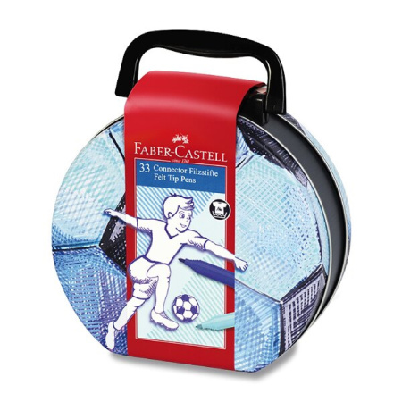 detail Fixy dětské F-C Connector kufřík Fotbal 33 ks