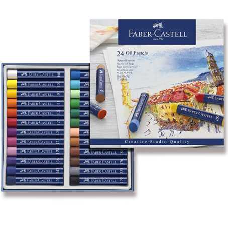 detail Pastely olejové Faber Castell 24 ks /E
