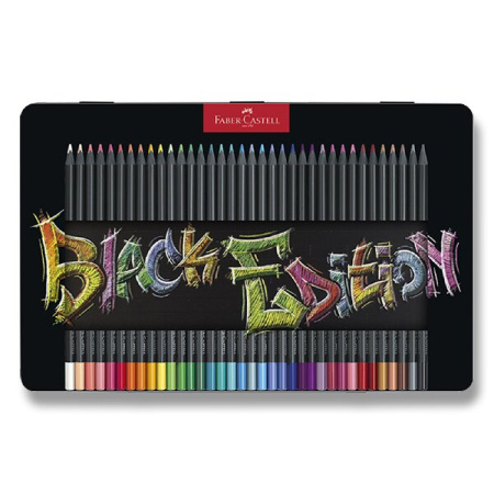 detail Pastelky Faber-Castell Black Edition 36 barev