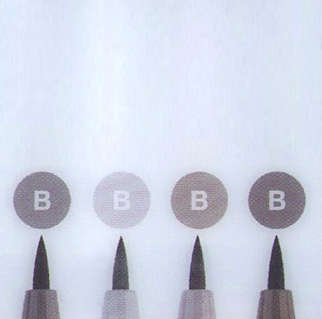 detail Popisovač Faber-Castell Pitt Artist Pen Comic - šedé, 4 ks