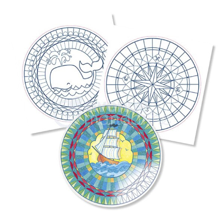 detail Omalovánky - Graffy Mandala pro kluky