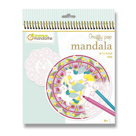 detail Omalovánky - Graffy Mandala Kouzla