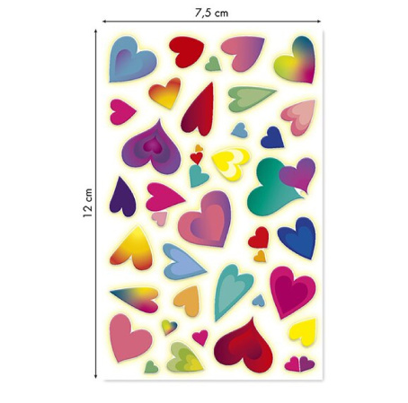 detail Samolepky Maildor Initial 3D Cooky Srdce