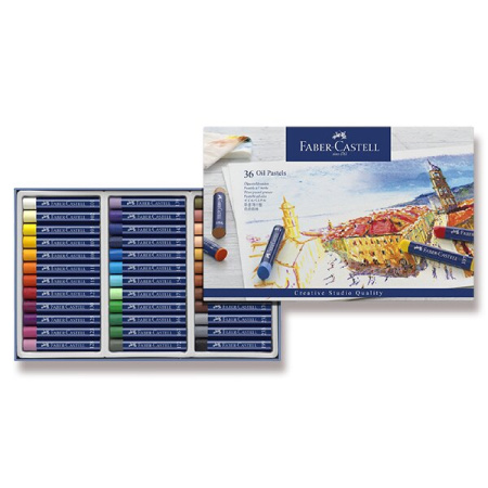 detail Pastely olejové Faber-Castell 36 ks