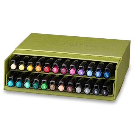 detail Popisovače Faber - Castell Pitt Artist Pen Brush box 24 ks