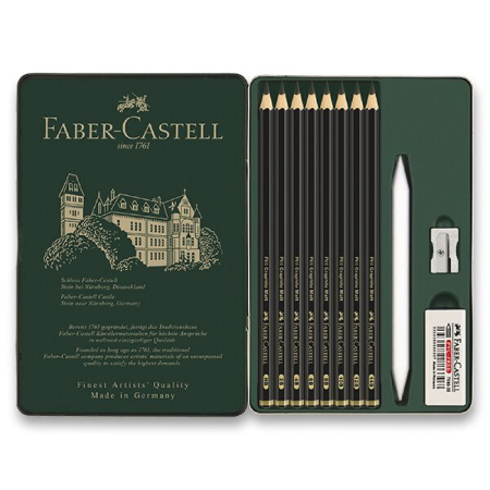 detail Tužka grafitová Faber - Castell Graphite Matt sada 11 ks