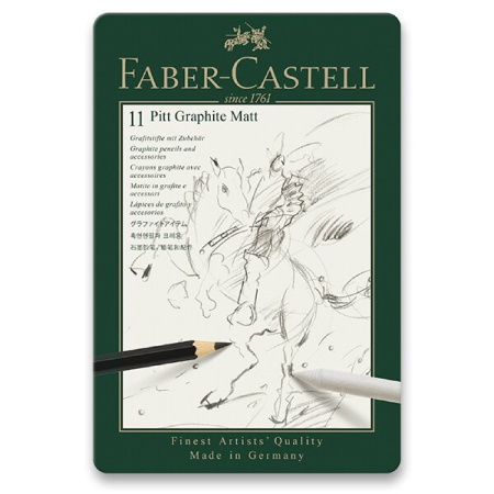 detail Tužka grafitová Faber - Castell Graphite Matt sada 11 ks