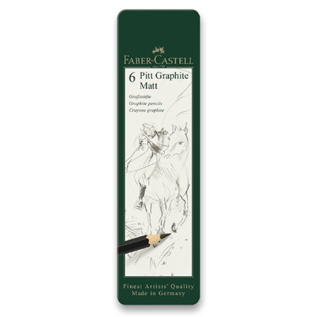 detail Tužka grafitová Faber - Castell Graphite Matt sada 6ks